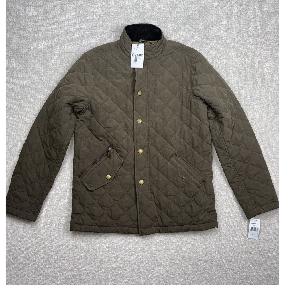 Barbour Jacket Men Size Small Dark Olive
